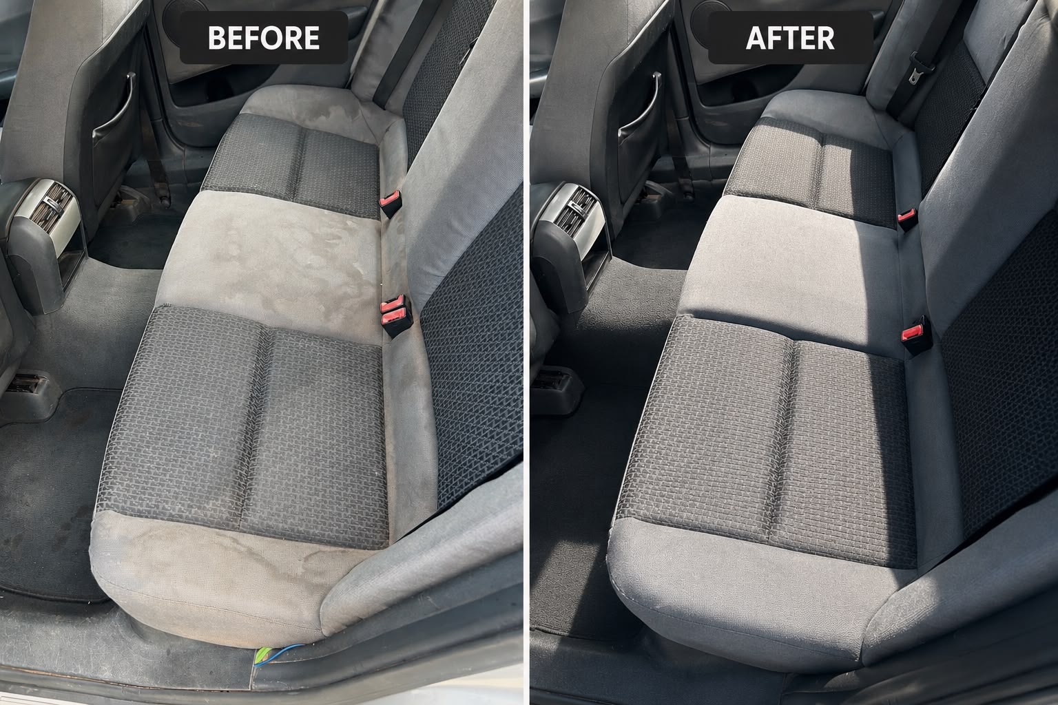 Fabric Seat Stain Removal